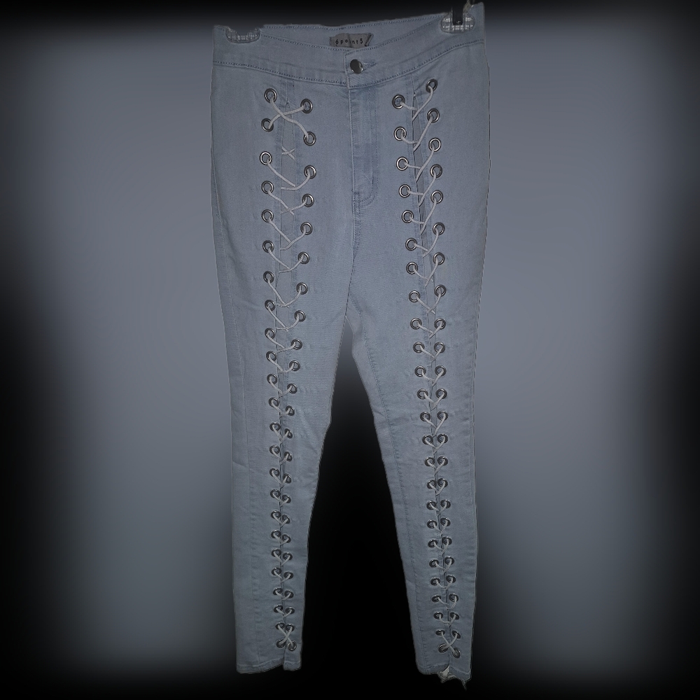 36point5 Jeans lace up the front